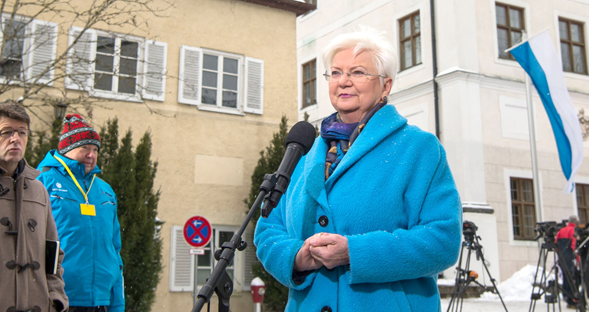 Gerda Hasselfeldt in Kloster Seeon