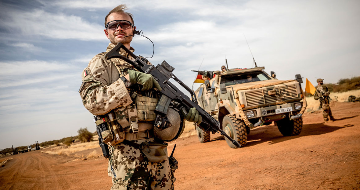 Bundeswehrsoldat in Mali