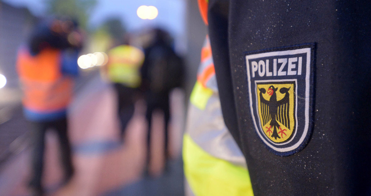 Polizisten im Einsatz