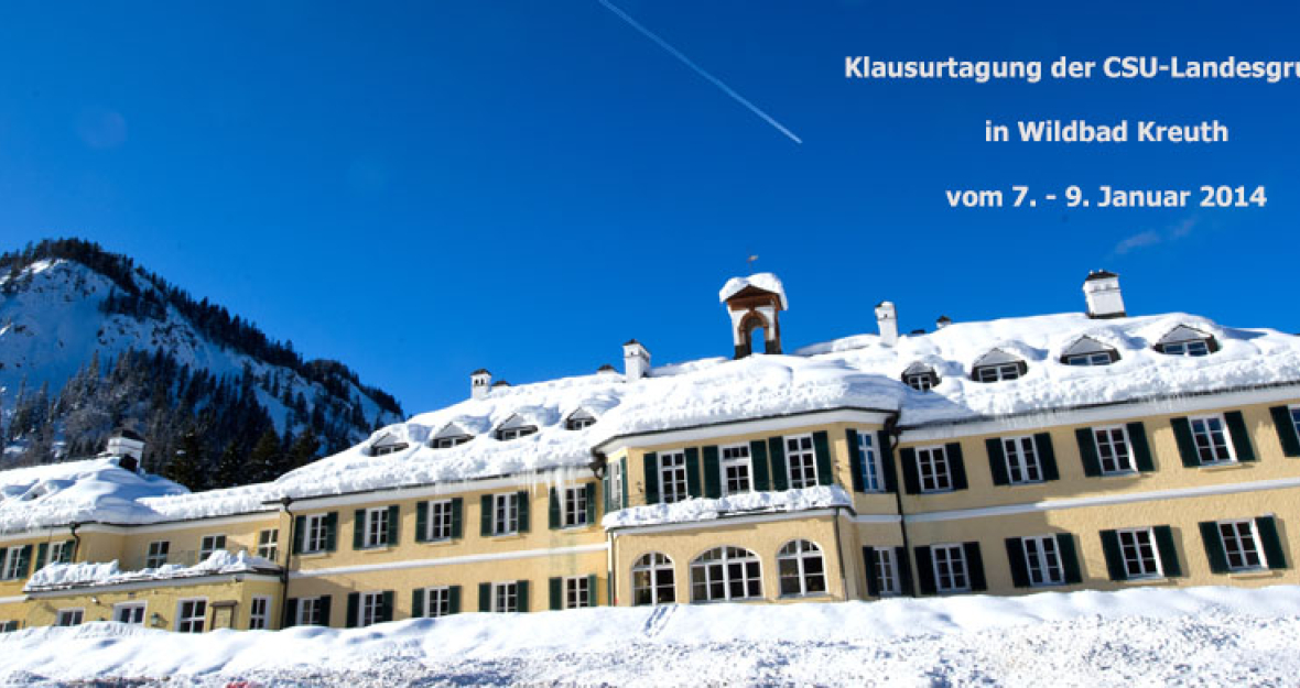 Klausurtagung Wildbad Kreuth 2014