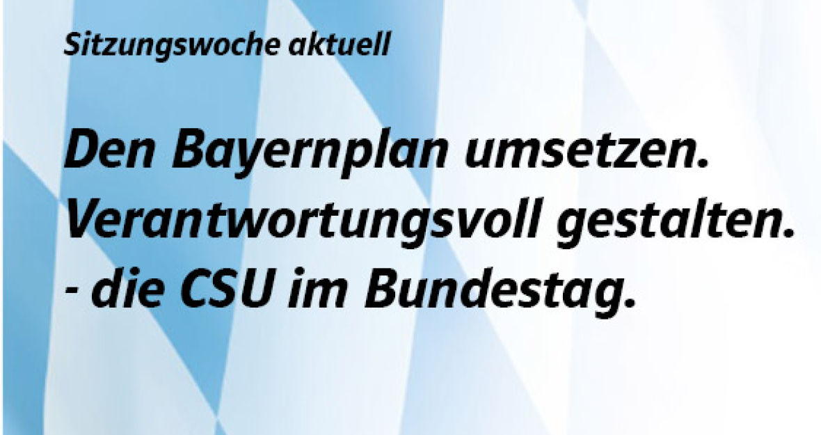 Sitzungswoche aktuell: Bildung: Studenten unterstützen, Innere Sicherheit: Instrumente stärken, Entwicklungspolitik: Arbeitsbedingungen verbessern._490x275