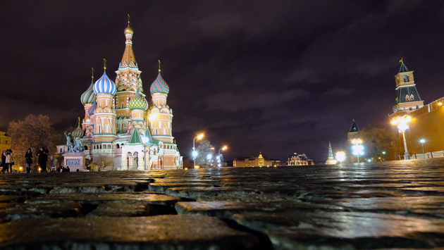 Basilius-Kathedrale auf dem Roten Platz in Moskau