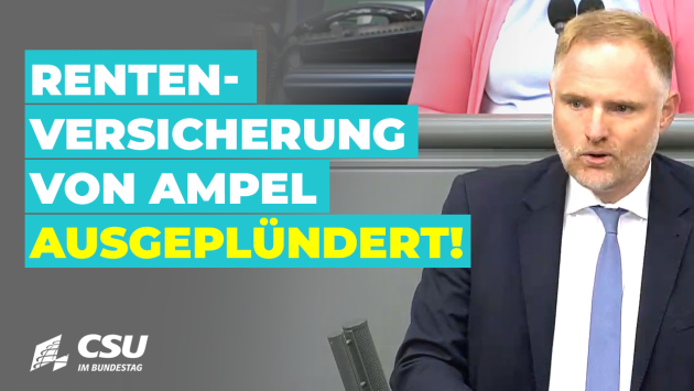 Peter Aumer im Plenum des Deutschen Bundestages