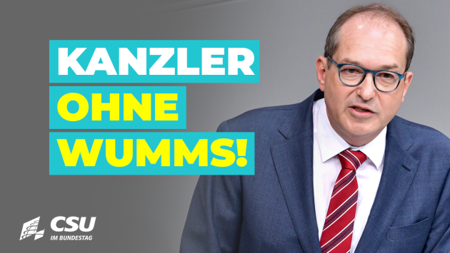 Alexander Dobrindt im Plenum des Deutschen Bundestages