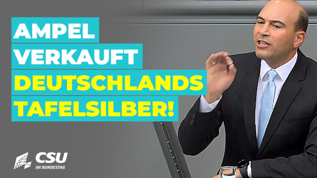 Florian Oßner im Plenum des Deutschen Bundestages