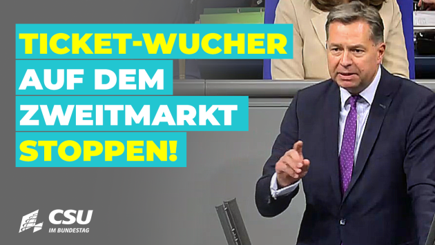 Stephan Mayer am Rednerpult im Plenum des Deutschen Bundestages