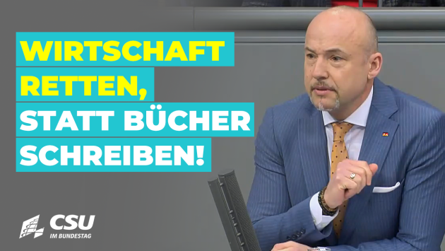 Alexander Hoffmann im Plenum des Deutschen Bundestages