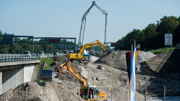 Autobahnausbau auf der A9