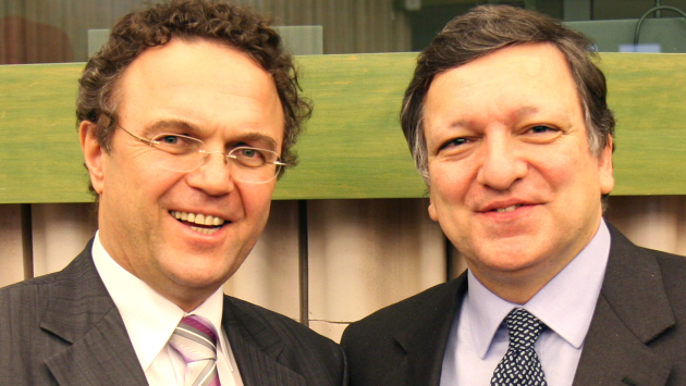 Dr. Hans Peter Friedrich und der Präsident der Europäischen Kommission, José Manuel Barroso