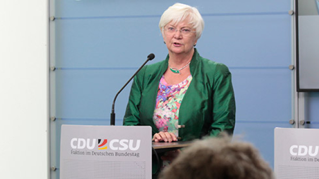 CSU-Landesgruppenvorsitzende Gerda Hasselfeldt berichtet aus der Klausurtagung des CDU/CSU-Fraktionsvorstands._490x275