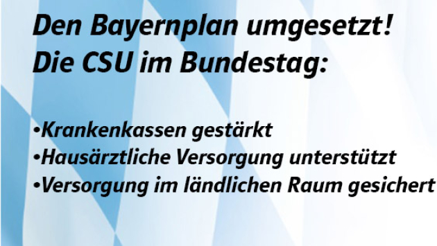 Bayernplan: Gesundheitspolitik 490x275