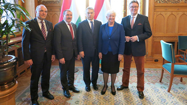 Gerda Hasselfeldt und Max Straubinger zu Besuch bei Victor Orban in Ungarn