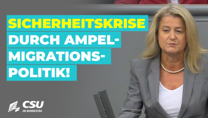 Mechthilde Wittmann im Plenum des Deutschen Bundestages