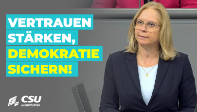 Andrea Lindholz im Plenum des Deutschen Bundestages